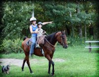 Horseback riding 